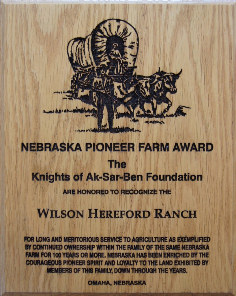 2008-07-18_Nebraska_Pioneer_Farm_Award_Skjelver_Plaque