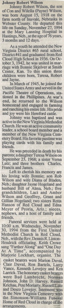 Johnny_Robert_Wilson_Obituary